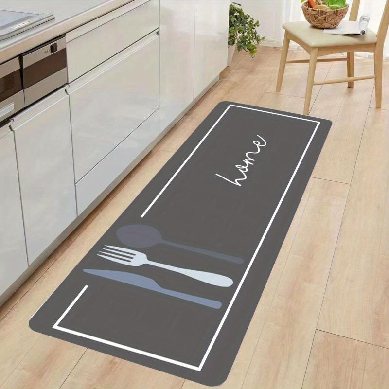2pcs Kitchen Rug Set Stain Resistant Memory Foam Mat Soft Anti Fatigue Rug