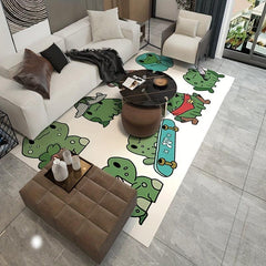 Waterproof Crystal Velvet Area Rug for Living Room Bedroom Nursery