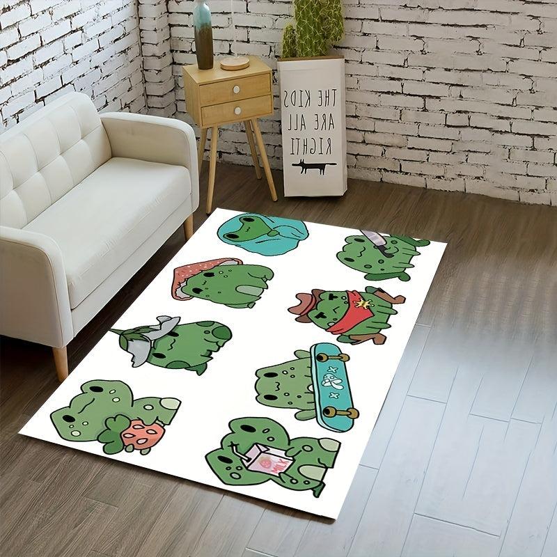 Waterproof Crystal Velvet Area Rug for Living Room Bedroom Nursery