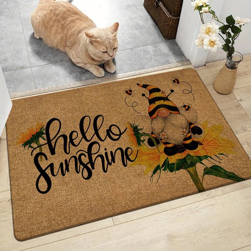 Geometric Low Pile Indoor Outdoor Door Mat