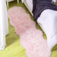 Soft Fluffy Rugs High Density Plush Carpet Pink