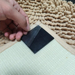 4pcs Carpet Stickers Reusable Washable Non-Slip Double-Sided Adhesive