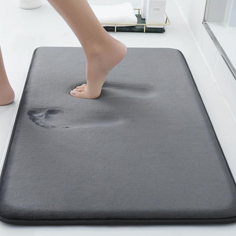 Soft Memory Foam Bath Mat Absorbent Non-slip Floor Mat