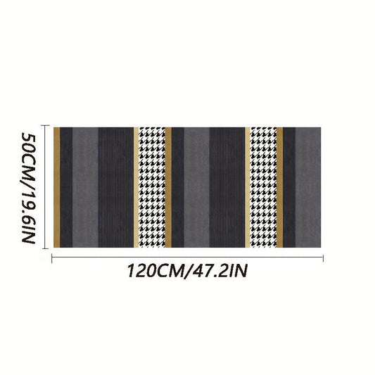 Stylish Geometric Rug Extra Long European Style Minimalist Hallway Rug