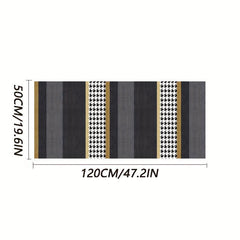 Stylish Geometric Rug Extra Long European Style Minimalist Hallway Rug