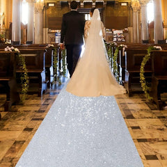 1pc Glitter Carpet Runner Wedding Engagement Bridal