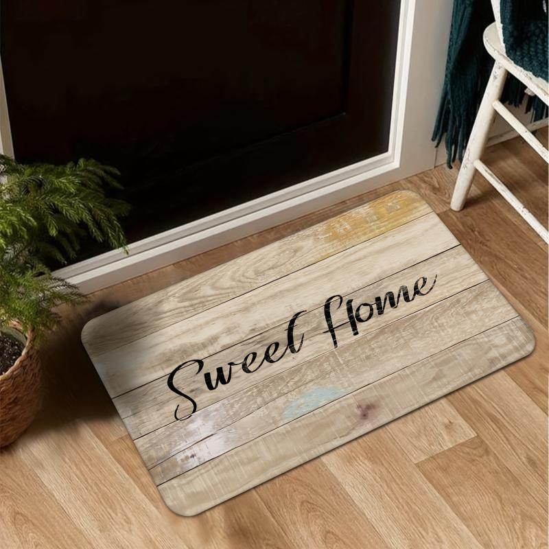 1pc Letter Indoor Mat Non slip Bathroom Floor Mat