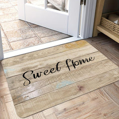 1pc Letter Indoor Mat Non slip Bathroom Floor Mat