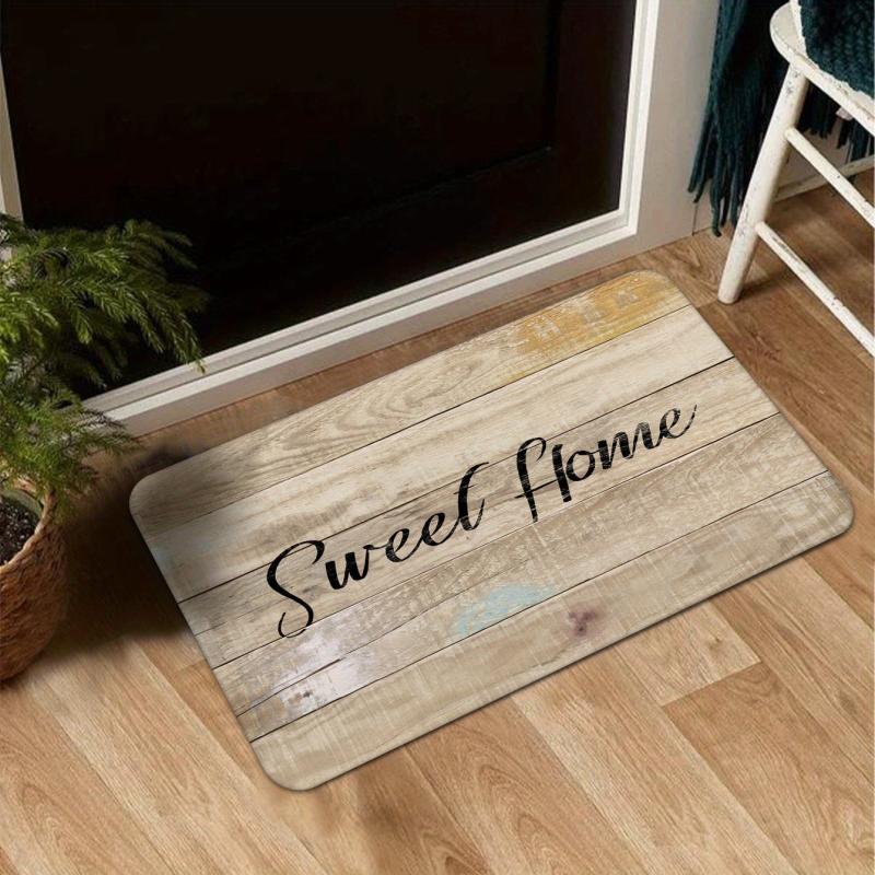 1pc Letter Indoor Mat Non slip Bathroom Floor Mat