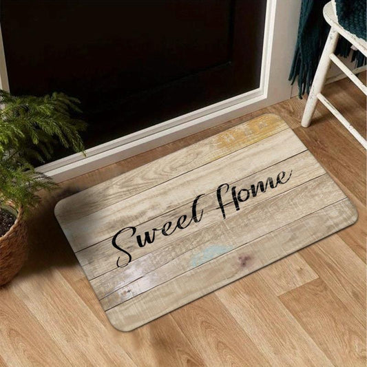1pc Letter Indoor Mat Non slip Bathroom Floor Mat