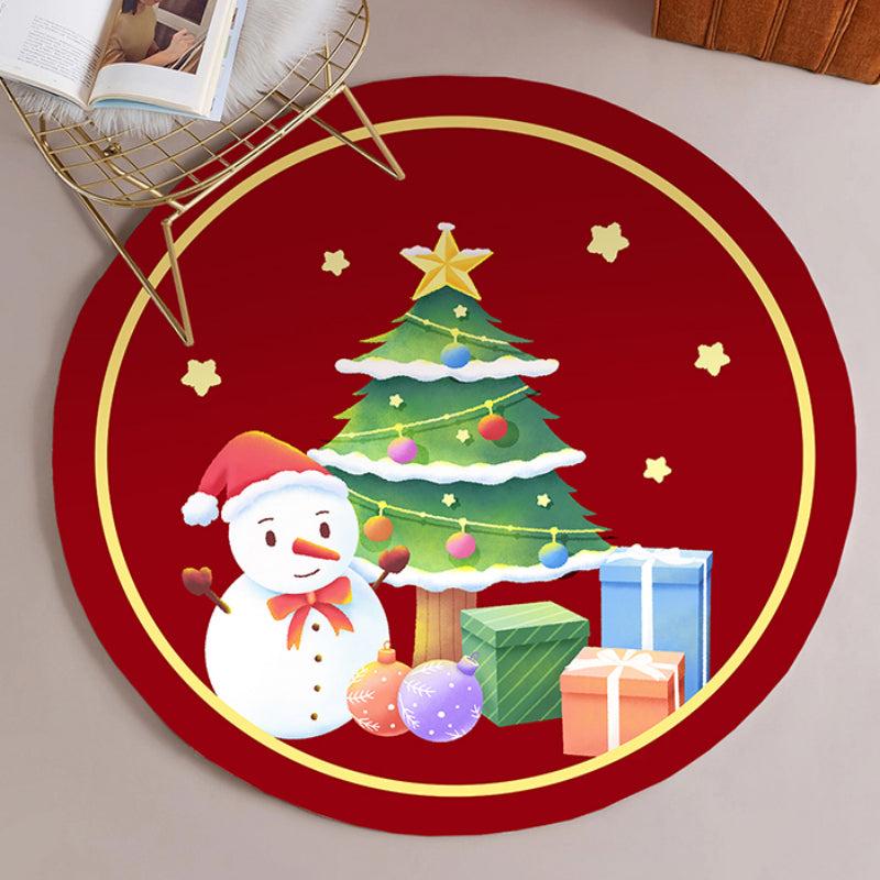 Christmas Decoration Carpet Living Room Sofa Rug Bedroom Floor Mat Xmas Decor