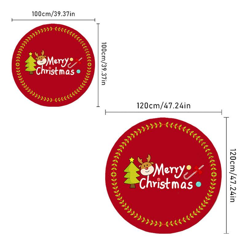 Christmas Decoration Carpet Living Room Sofa Rug Bedroom Floor Mat Xmas Decor