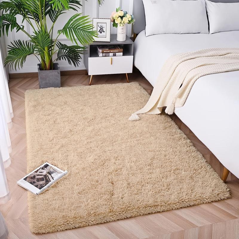 Soft Plush Area Rugs for Living Room Bedroom - Modern Fuzzy Rugs for Home Decor