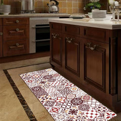 Soft Boho Kitchen Rug Cushioned Anti Fatigue Vintage Non Slip Runner Rug