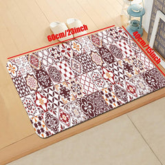 Soft Boho Kitchen Rug Cushioned Anti Fatigue Vintage Non Slip Runner Rug