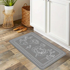 Anti Slip Memory Foam Kitchen Rug Soft and Absorbent Quick Dry