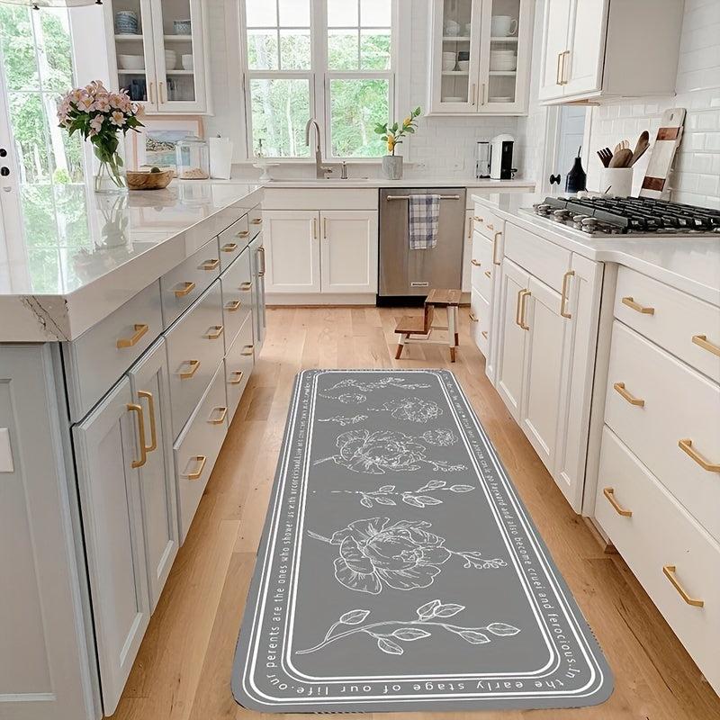Anti Slip Memory Foam Kitchen Rug Soft and Absorbent Quick Dry