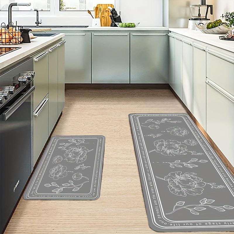 Anti Slip Memory Foam Kitchen Rug Soft and Absorbent Quick Dry
