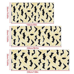 Bat Pattern Machine Washable Anti-Slip Rubber Mat