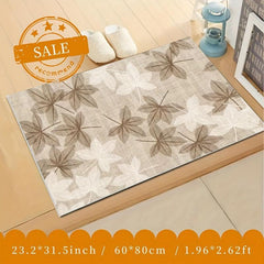 Maple Leaf Area Rug Soft Faux Sheepskin Mat Halloween Decor
