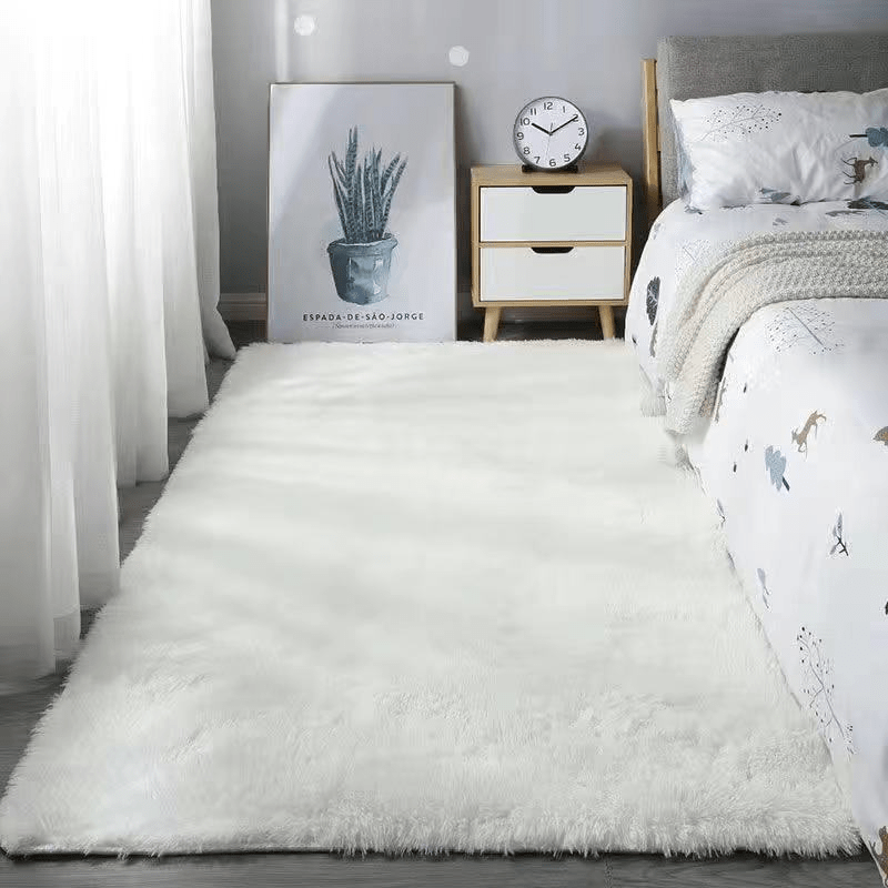 Soft Fluffy Shag Area Rugs For Living Room Shaggy Floor Carpet