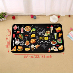 2pcs Anti fatigue Kitchen Mat Anti Slip Polyester Carpet