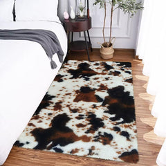 Cow Pattern Floor Mat Modern Non-slip Carpet