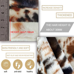 Cow Pattern Floor Mat Modern Non-slip Carpet