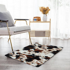 Cow Pattern Floor Mat Modern Non-slip Carpet