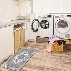 Boho Anti Fatigue Kitchen Mat Vintage Persian Entrance Doormat