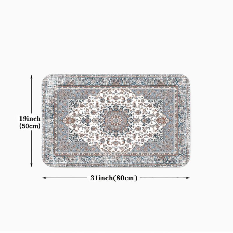 Boho Anti Fatigue Kitchen Mat Vintage Persian Entrance Doormat