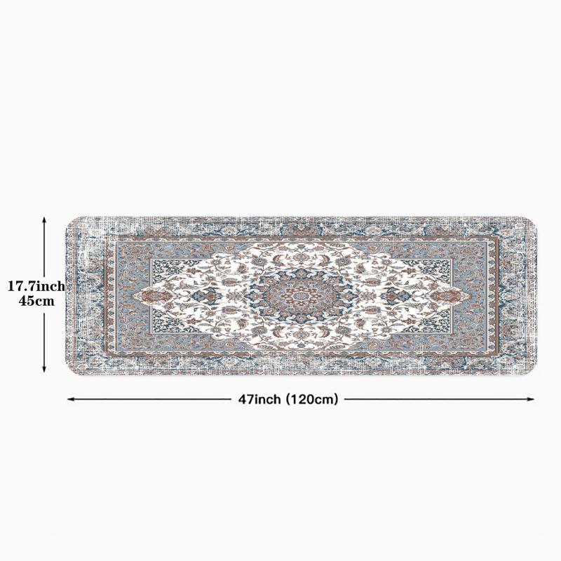 Boho Anti Fatigue Kitchen Mat Vintage Persian Entrance Doormat