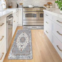 Boho Anti Fatigue Kitchen Mat Vintage Persian Entrance Doormat