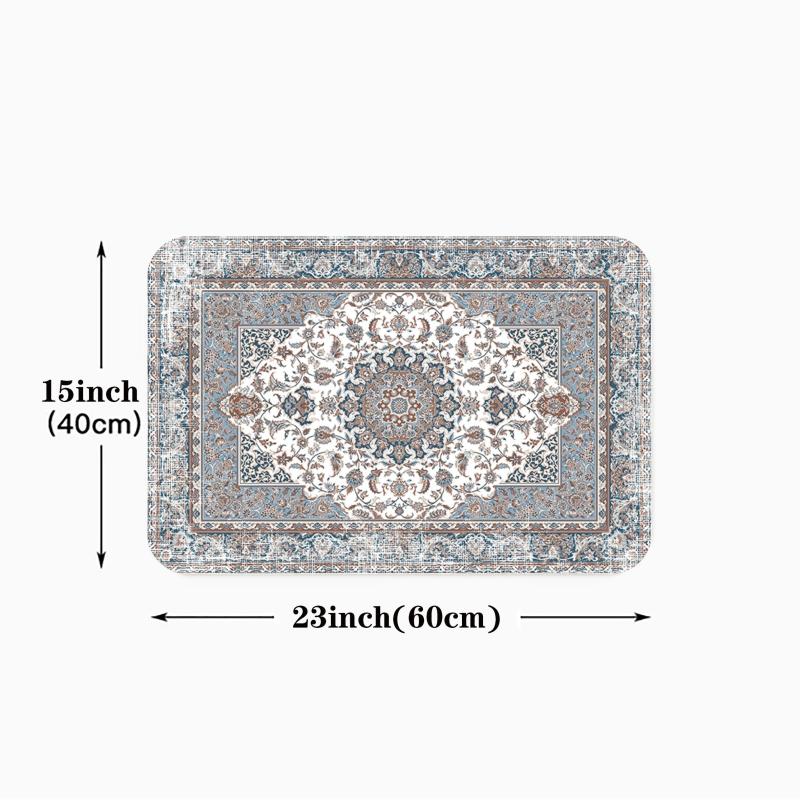 Boho Anti Fatigue Kitchen Mat Vintage Persian Entrance Doormat