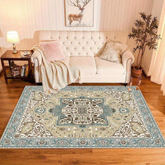 Persian Anti Fatigue Kitchen Mat Vintage Boho Anti Slip Hallway Balcon Carpet