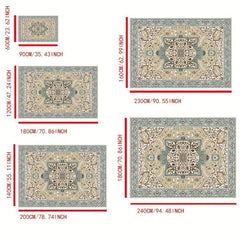 Persian Anti Fatigue Kitchen Mat Vintage Boho Anti Slip Hallway Balcon Carpet