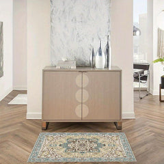 Persian Anti Fatigue Kitchen Mat Vintage Boho Anti Slip Hallway Balcon Carpet