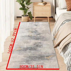 Fluffy Faux Wool Area Rug Soft Bedroom Carpet Washable Living Room Mat