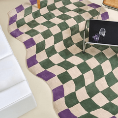 Irregular Area Rug Living Room Mat Non slip Kitchen Floor Rug