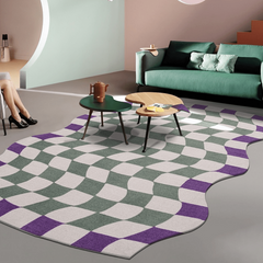 Irregular Area Rug Living Room Mat Non slip Kitchen Floor Rug