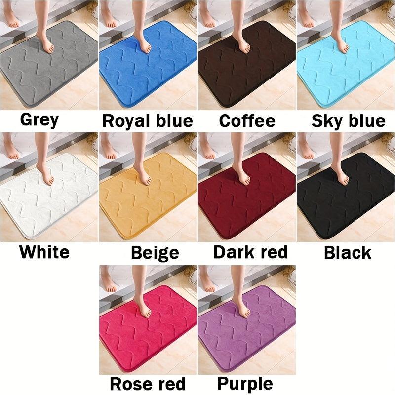 Soft Memory Foam Bath Mat Rug | Anti-Slip & Absorbent
