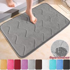 Soft Memory Foam Bath Mat Rug | Anti-Slip & Absorbent