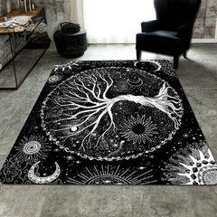 Tree Of Life Tapestry Carpet For Bedroom Spiritual Galaxy Space Rug