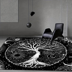 Tree Of Life Tapestry Carpet For Bedroom Spiritual Galaxy Space Rug