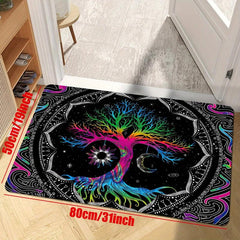 Tree Of Life Tapestry Carpet For Bedroom Spiritual Galaxy Space Rug