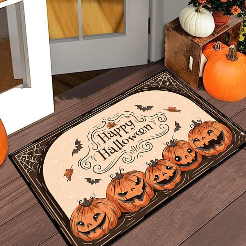 Halloween Pumpkin Print Rug for Bedroom and Living Room