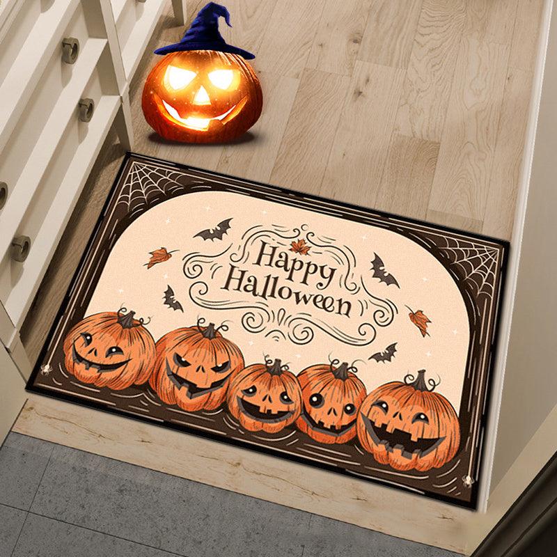 Halloween Pumpkin Print Rug for Bedroom and Living Room