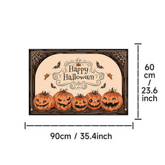 Halloween Pumpkin Print Rug for Bedroom and Living Room