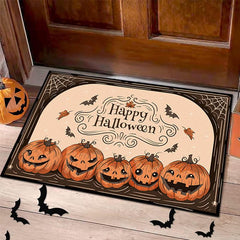 Halloween Pumpkin Print Rug for Bedroom and Living Room
