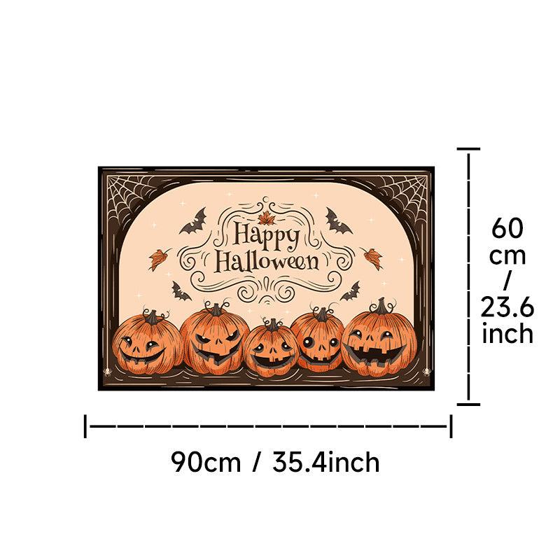 Halloween Pumpkin Print Rug for Bedroom and Living Room